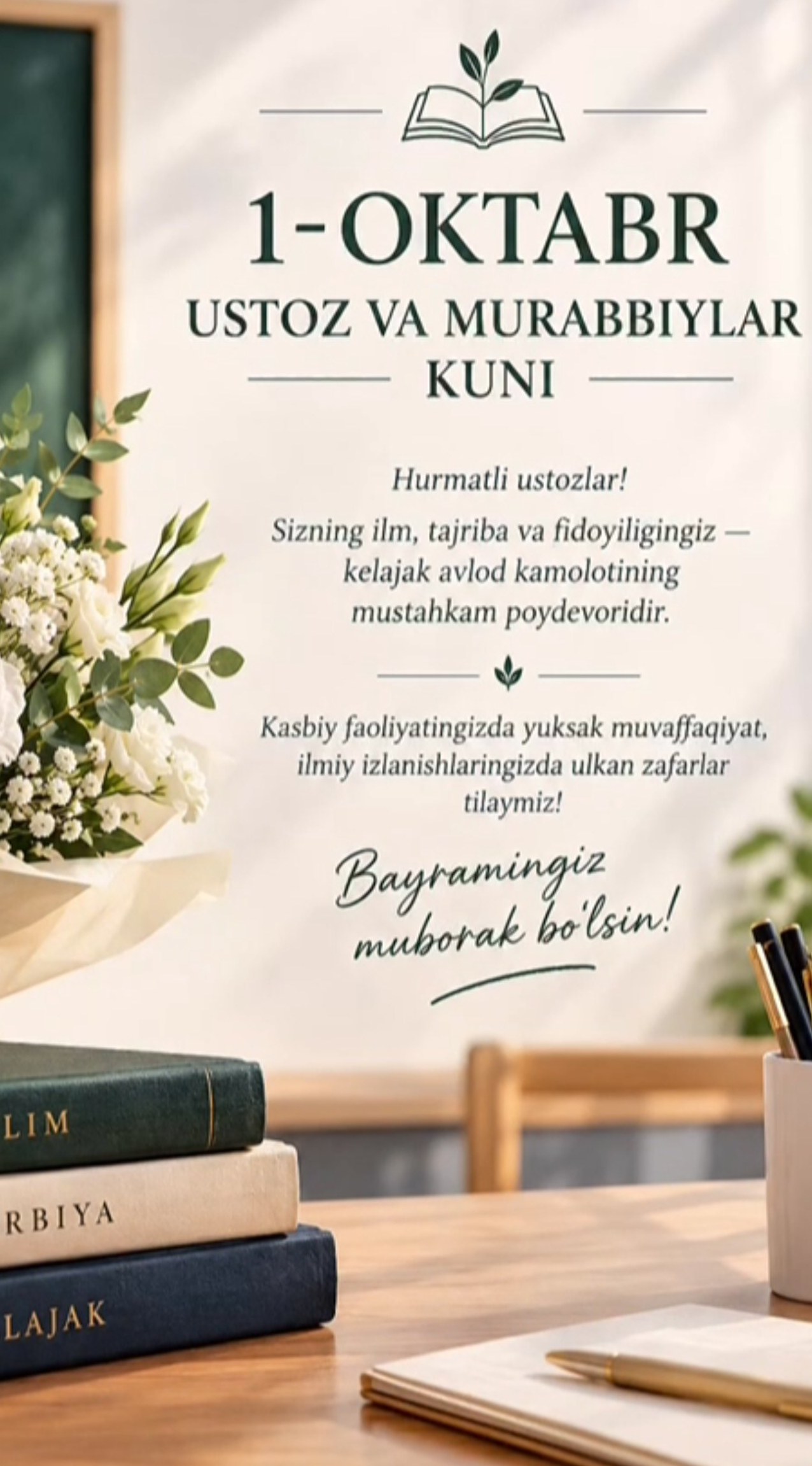 “Ustoz, sizga rahmat!” tanlovi