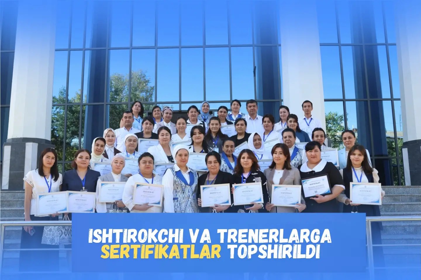 “Metodik mahorat kuni” seminari ishtirokchilariga sertifikatlar topshirildi