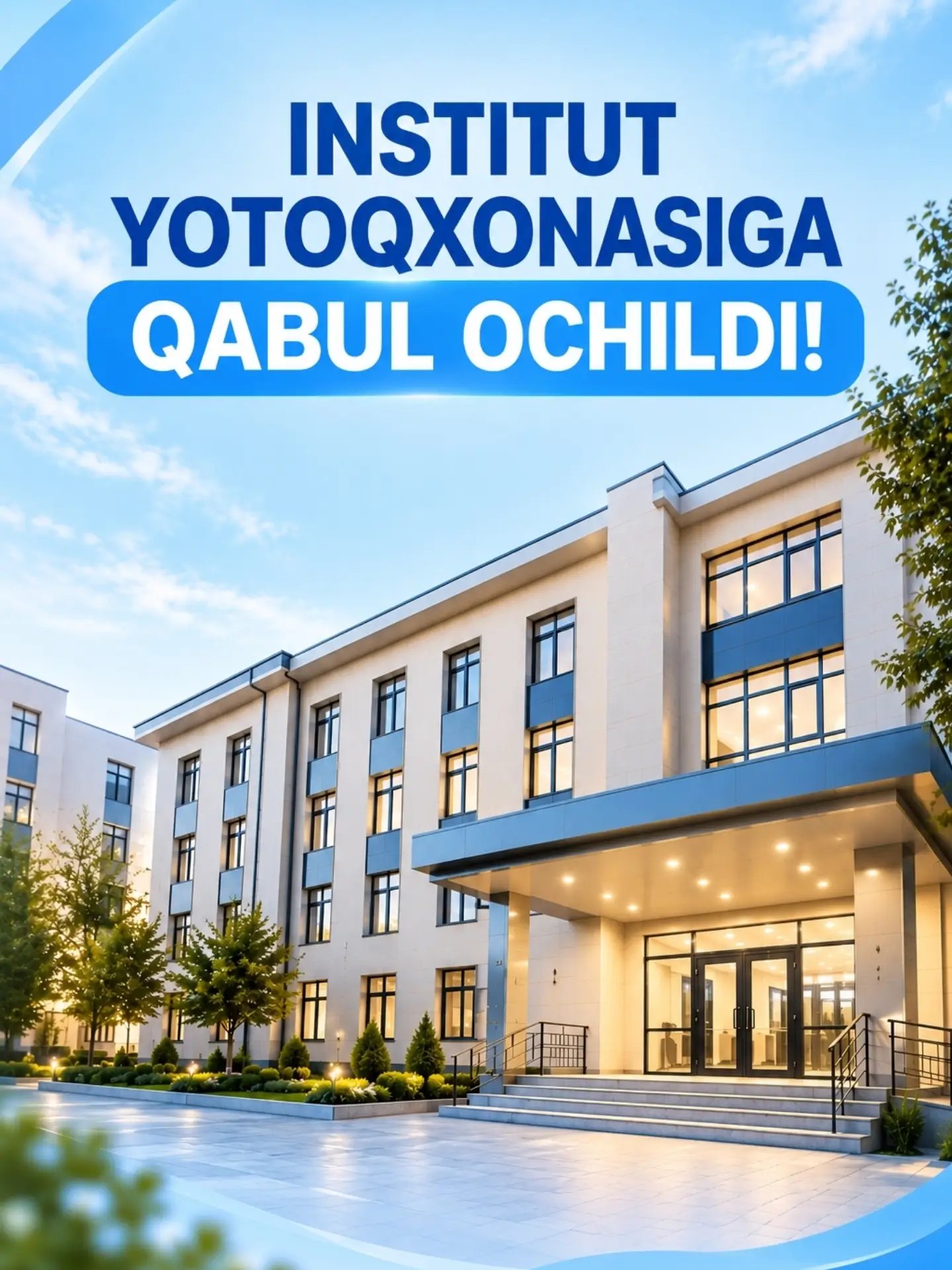 Yotoqxonadan joy: noyabrdagi menejerlik kursi uchun arizalar qabuli