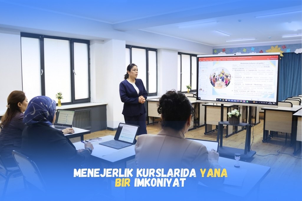 Menejerlik kurslari tinglovchilari uchun qayta topshirish jarayoni